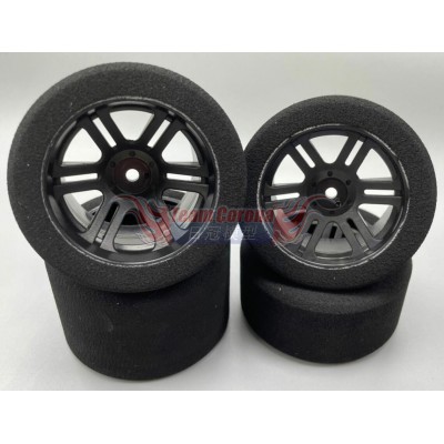 Hotrace 235 Carbon Rim F35/R37 1/10 Wide Foam Tyre set 